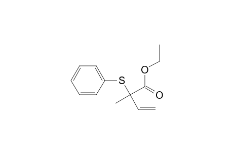 2-Methyl-2-(phenylthio)-3-butenoic acid ethyl ester