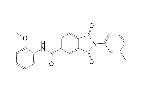 1H-isoindole-5-carboxamide, 2,3-dihydro-N-(2-methoxyphenyl)-2-(3-methylphenyl)-1,3-dioxo-