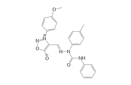 3-(4-Methoxyphenyl)sydnon-4-ylaldehyde 4-phenyl-2-(4-methylphenyl)semicarbazone