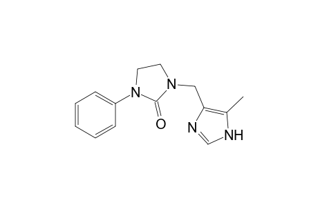 1-[(5-methyl-1H-imidazol-4-yl)methyl]-3-phenyl-2-imidazolidinone