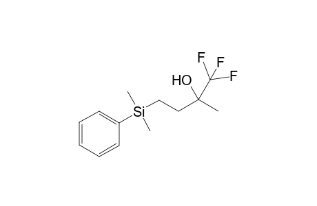 4-(dimethyl(phenyl)silyl)-1,1,1-trifluoro-2-methylbutan-2-ol