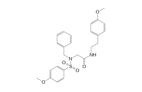 acetamide, N-[2-(4-methoxyphenyl)ethyl]-2-[[(4-methoxyphenyl)sulfonyl](phenylmethyl)amino]-