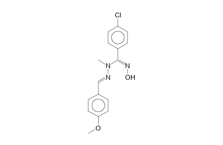 4-Methoxybenzaldehyde, methyl(4-chlorobenzoylhydrazone), oxime
