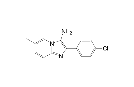 2-(4-Chlorophenyl)-6-methyl-3-imidazo[1,2-a]pyridinamine