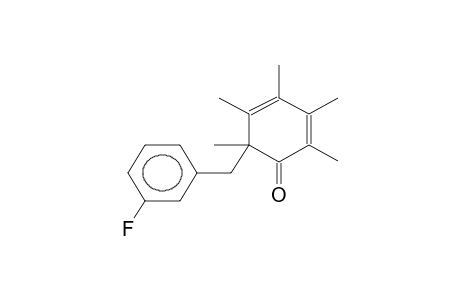 6-(META-FLUOROBENZYL)-2,3,4,5,6-PENTAMETHYL-2,4-CYCLOHEXADIEN-1-ONE