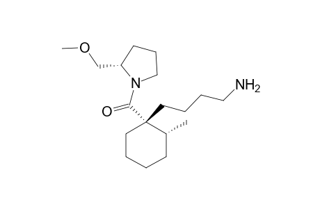 ((1R,2R)-1-(4-aminobutyl)-2-methylcyclohexyl)((S)-2-(methoxymethyl)pyrrolidin-1-yl)methanone