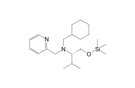 (2S)-N-(cyclohexylmethyl)-3-methyl-N-(2-pyridylmethyl)-1-trimethylsilyloxy-butan-2-amine