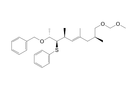 (2S,4E,6S,7R,8R)-8-Benzyloxy-1-(methoxymethoxy)-7-phenylthio-2,4,6-trimethylnon-4-ene
