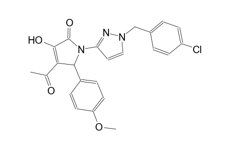 4-acetyl-1-[1-(4-chlorobenzyl)-1H-pyrazol-3-yl]-3-hydroxy-5-(4-methoxyphenyl)-1,5-dihydro-2H-pyrrol-2-one