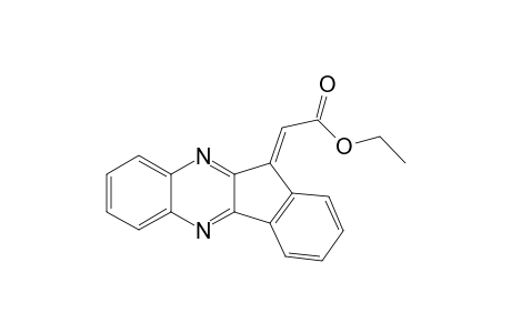 Ethyl indeno[1,2-b]quinoxalin-11-ylideneacetate