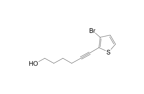 6-(3-Bromothien-2-yl)hex-5-yn-1-ol