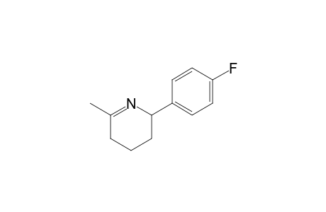 2-(p-Fluorophenyl)-6-methyl-2,3,4,5-tetrahydropyridine