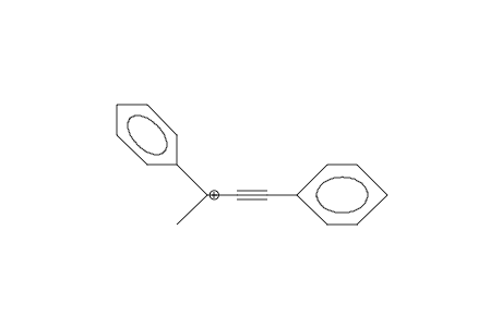1,3-Diphenyl-1-butyn-3-yl-carbenium cation