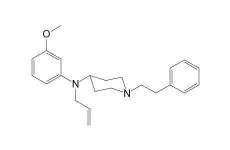 N-(3-Methoxyphenyl)-N-(prop-2-en-1-yl)-1-(2-phenylethyl)piperidin-4-amine
