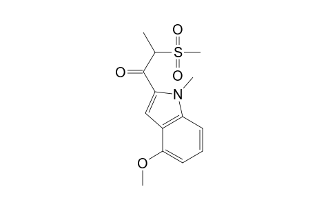 1-Propanone, 1-(4-methoxy-1-methyl-1H-indol-2-yl)-2-(methylsulfonyl)-