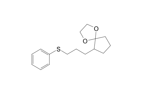 6-(3-(Phenylthio)propyl)-1,4-dioxaspiro[4.4]nonane