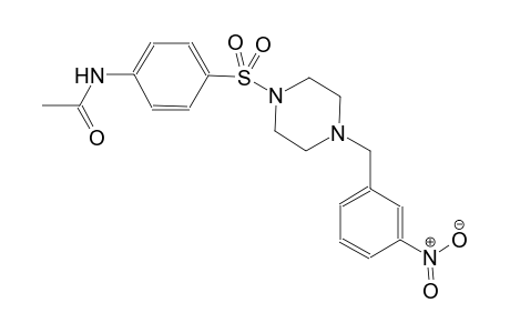 acetamide, N-[4-[[4-[(3-nitrophenyl)methyl]-1-piperazinyl]sulfonyl]phenyl]-