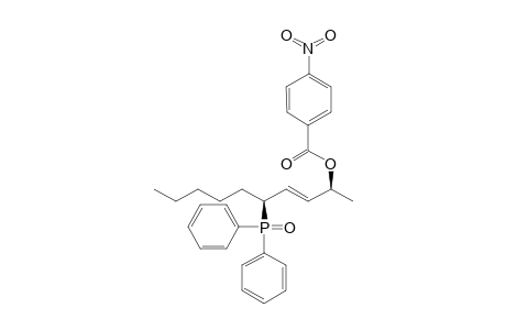 (2S,5S,E)-5-(Diphenylphosphinoyl)dec-3-en-2-yl 4-Nitrobenzoate