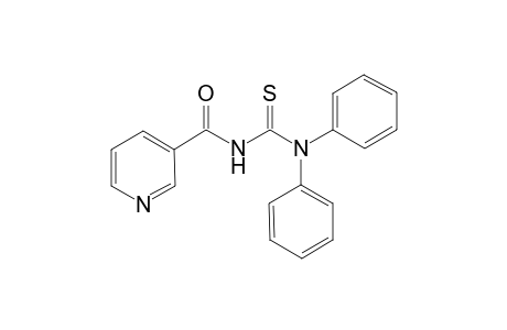 N,N-Diphenyl-N'-(3-pyridinylcarbonyl)thiourea