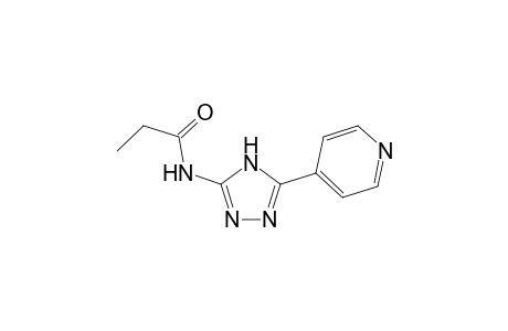 N-[5-(pyridin-4-yl)-4H-1,2,4-triazol-3-yl]propanamide