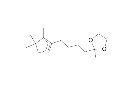2-[5,5-(Ethylenedioxy)hexyl]-1,7,7-trimethylbicyclo[2.2.1]hept-2-ene