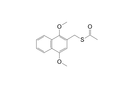S-[(1,4-DIMETHOXY-NAPHTHALEN-2-YL)-METHYL]-ETHANETHIONATE