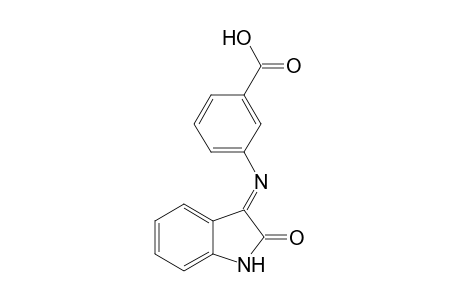 3-[(2-ketoindol-3-yl)amino]benzoic acid