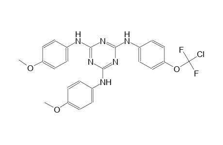2-N-[4-[chloro(difluoro)methoxy]phenyl]-4-N,6-N-bis(4-methoxyphenyl)-1,3,5-triazine-2,4,6-triamine