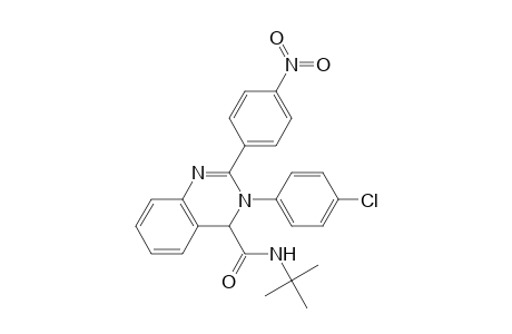 N-tert-Butyl-3-(4-chlorophenyl)-2-(4-nitrophenyl)-3,4-dihydro quinazoline-4-carboxamide