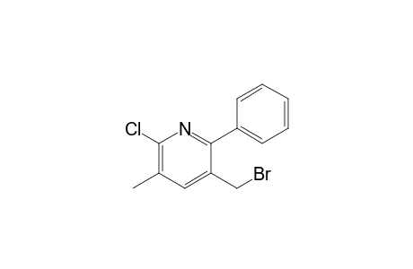 3-Bromomethyl-6-chloro-5-methyl-2-phenylpyridine