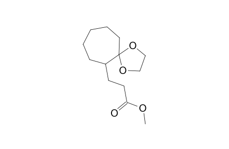 Methyl 3-(2,2-ethylenedioxycycloheptan-1-yl)propionate