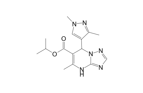 [1,2,4]Triazolo[1,5-a]pyrimidine-6-carboxylic acid, 7-(1,3-dimethyl-1H-pyrazol-4-yl)-4,7-dihydro-5-methyl-, 1-methylethyl ester