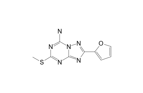 7-AMINO-2-(2-FURYL)-5-METHYLSULFANYL-[1,2,4]-TRIAZOLO-[1,5-A]-[1,3,5]-TRIAZINE