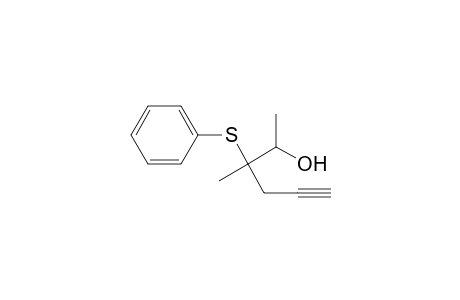3-Methyl-3-phenylthiohex-5-yn-2-ol