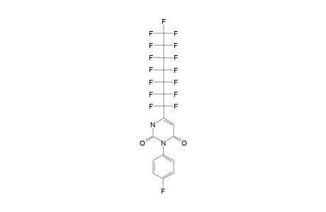 3-(4-FLUOROPHENYL)-6-PENTADECAFLUOROHEPTYL-2,4-PYRIMIDINDIONE