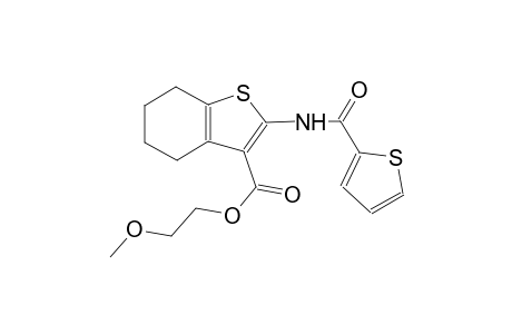 2-methoxyethyl 2-[(2-thienylcarbonyl)amino]-4,5,6,7-tetrahydro-1-benzothiophene-3-carboxylate