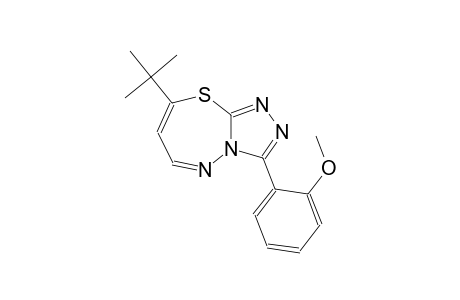 8-tert-butyl-3-(2-methoxyphenyl)[1,2,4]triazolo[3,4-b][1,3,4]thiadiazepine