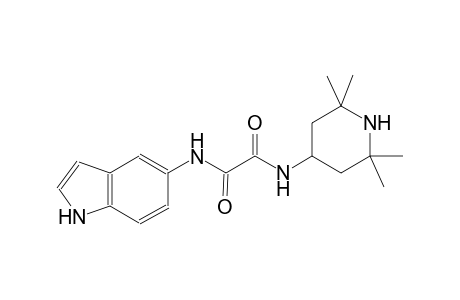 ethanediamide, N~1~-(1H-indol-5-yl)-N~2~-(2,2,6,6-tetramethyl-4-piperidinyl)-