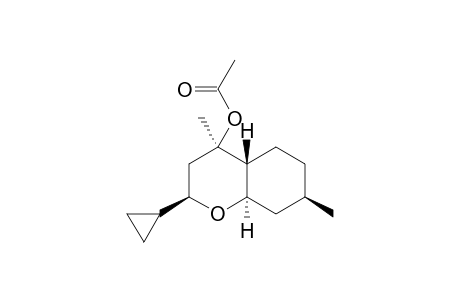 [(2R,4R,4aR,7R,8aR)-2-cyclopropyl-4,7-dimethyl-2,3,4a,5,6,7,8,8a-octahydrochromen-4-yl] acetate