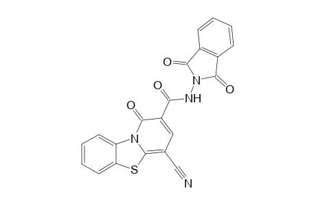 4-Cyano-N-(1,3-dioxoisoindolin-2-yl)-1-oxo-1H-benzo[4,5]thiazolo[3,2-a]pyridine-2-carboxamide