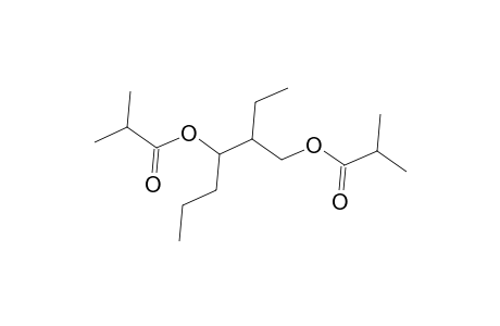 Propanoic acid, 2-methyl-, 2-ethyl-1-propyl-1,3-propanediyl ester