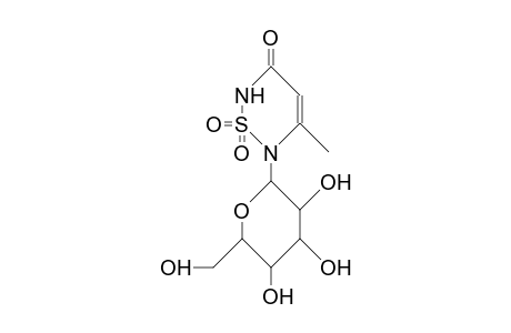 6-(B-D-Glucopyranosyl)-5-methyl-1,2,6-thiadiazin-3(2H)-one 1,1-dioxide