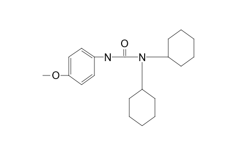 1,1-dicyclohexyl-3-(p-methoxyphenyl)urea