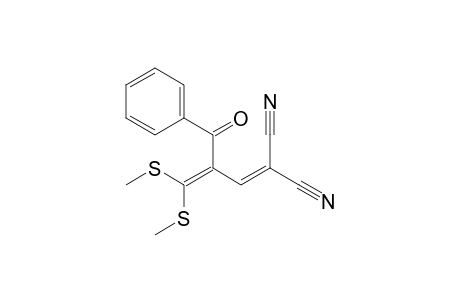2-[2-Benzoyl-3,3-bis(methylsulfanyl)-2-propenylidene]malononitrile