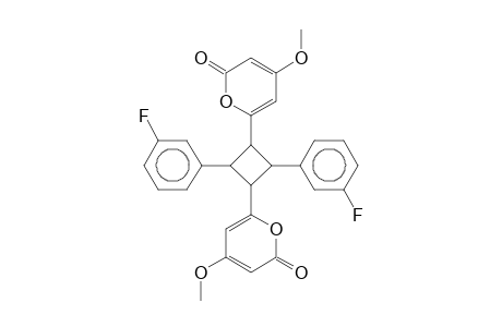 Cyclobutane, 1,3-bis(3-fluorophenyl)-2,4-bis(4-methoxy-2-oxo-2H-pyran-6-yl)-