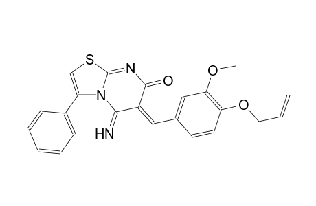 (6Z)-6-[4-(allyloxy)-3-methoxybenzylidene]-5-imino-3-phenyl-5,6-dihydro-7H-[1,3]thiazolo[3,2-a]pyrimidin-7-one