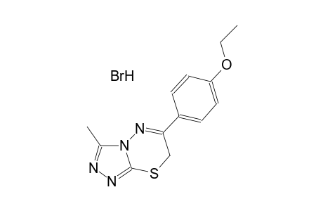 6-(4-ethoxyphenyl)-3-methyl-7H-[1,2,4]triazolo[3,4-b][1,3,4]thiadiazine hydrobromide