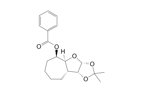 Benzoic acid (3aR,3bR,8R,8aS,9aR)-2,2-dimethyl-octahydro-1,3,9-trioxa-cyclopenta[a]azulen-8-yl ester