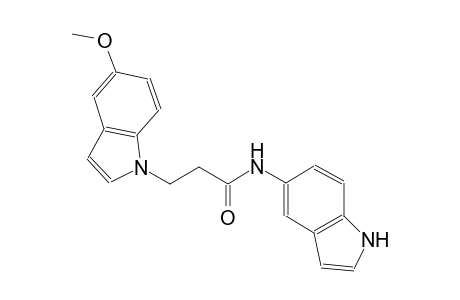1H-indole-1-propanamide, N-(1H-indol-5-yl)-5-methoxy-