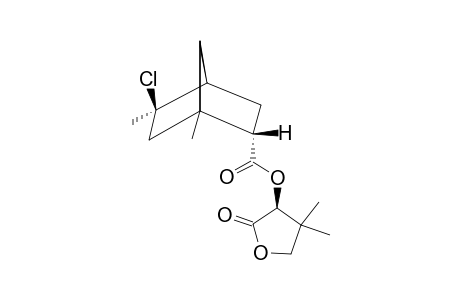 0-[(1S)-5-EXO-CHLORO-1,5-ENDO-DIMETHYL-BICYCLO-[2.2.1]-HEPTANE-2-ENDO-CARBONYL]-D-PANTOLACTONE